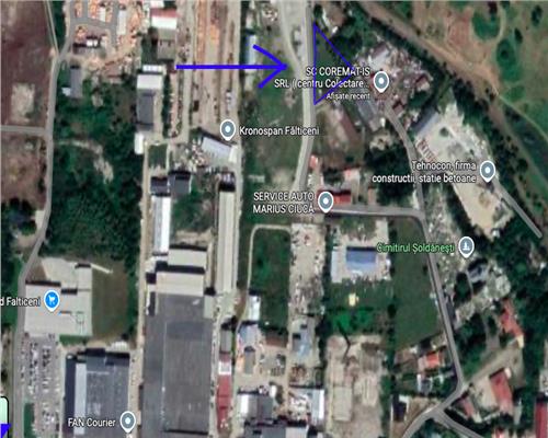 Teren 1400mp de vanzare Falticeni