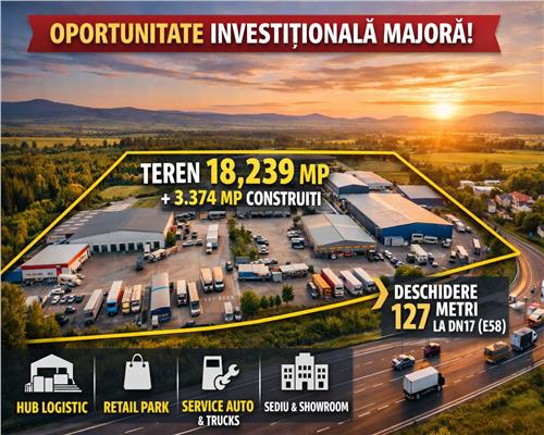 Proprietate multifunctionala cu potential investitional major, 1.82 ha