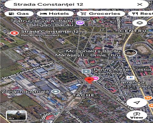 Spatiu industrial activ, Bacau, zona CFR